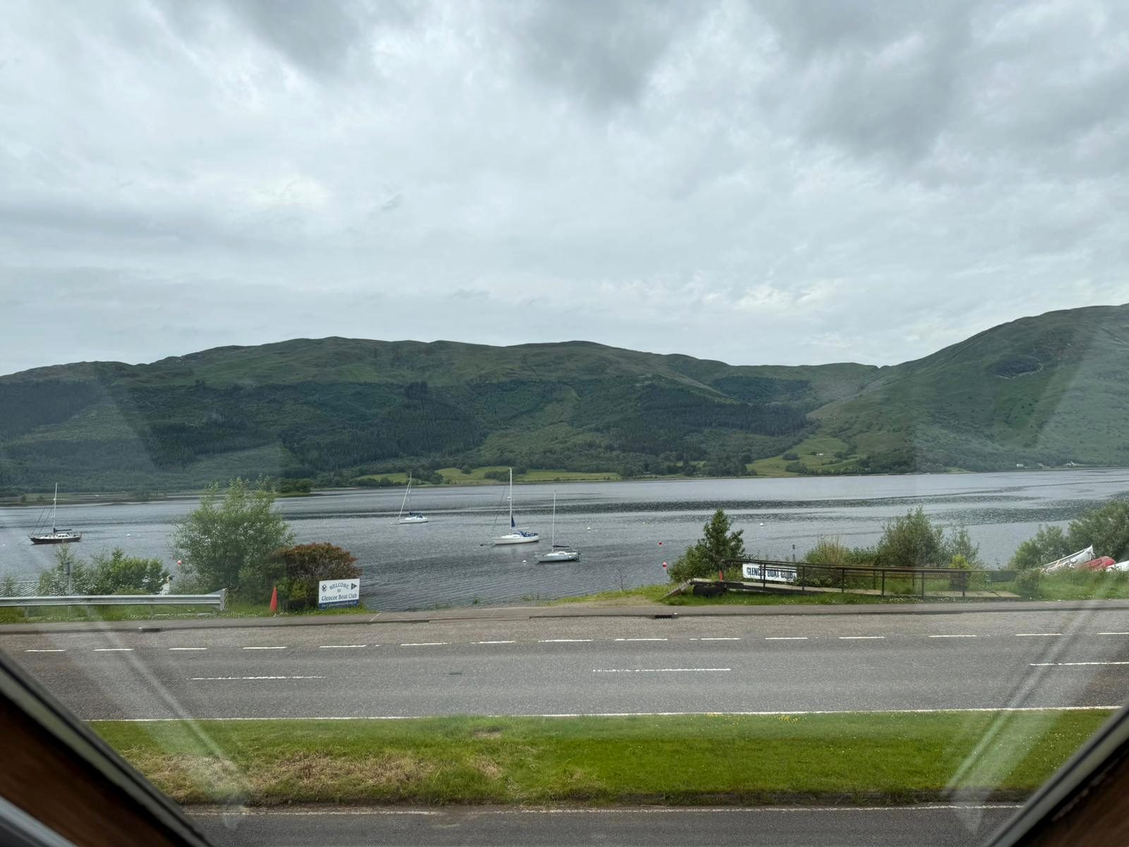 View over Loch Leven toward Glencoe